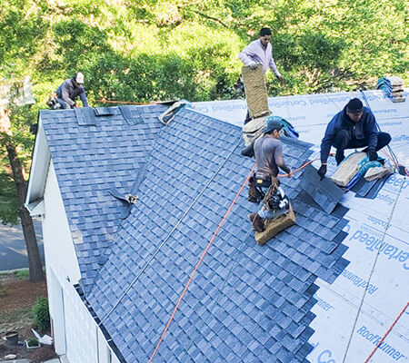 Our professional roofing services are available in Raleigh, Durham, and the surrounding areas of North Carolina